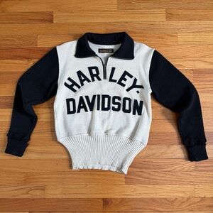 Harley Davidson Wool Knit Pullover Race Sweater XS